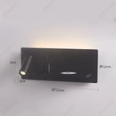 Axyaa LED Wall Lamp with Adjustable Angle and USB Charging Port