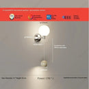 Axyaa LED Pumpkin Wall Lamp, Cream Wind Bedroom Bedside Lighting