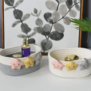 Axyaa Star Pattern Cotton Rope Storage Basket