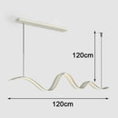 Axyaa Modern LED Chandeliers for Indoor Dining Room Pendant Ceiling Lighting