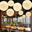 Axyaa Modern Moon Pendant Light Chandelier for Living Dining Bedroom Kitchen