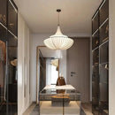 Axyaa French Medieval Chandelier: Elegant Butter Style Fabric Design for Living, Master, Dining Room