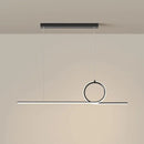 Axyaa Nordic Black/White 120cm LED Pendant Chandelier for Dining Room & Kitchen