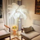 Axyaa Ostrich Feather Floor Lamp - Light Luxury Modern Design