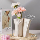 Axyaa Abstract Man Face Vase Book Stand & Desktop Storage Rack