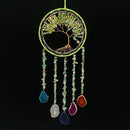 Axyaa Colorful Feather Pendant Dream Catcher Wall Hanging for Living Room