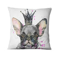 Axyaa French Bulldog Gift Cushion: Decorative Sofa Throw Pillow with American Cartoon Pet Print