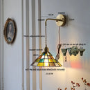 Axyaa Nordic Copper LED Wall Lamp Modern Acrylic Stair Light