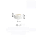 Axyaa Irregular Rock Texture Ceramic Dessert Soup Bowl Set Molecular Cuisine Tableware