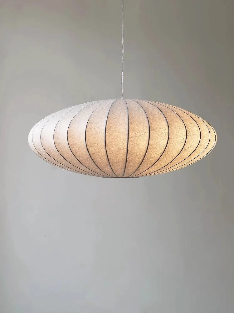 Axyaa Nordic Silk Chandelier for Living Room Bedroom B&B Loft Restaurant Lighting