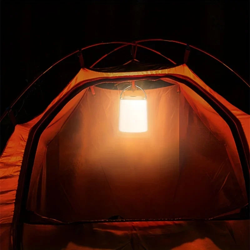 Axya Rechargeable LED Camping Lantern with Hook - Bright, Portable Night Emergency Light