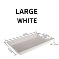 Axyaa Large Rectangular Skewer Tray for BBQ and Fried Skewers