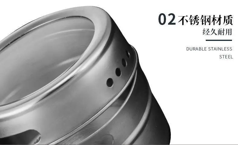 Axya Stainless Steel Spice Jars Set with Wall Mounted Rack & Wipeable Labels