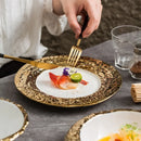 Axyaa Nordic Steak Plate & Dessert Plate Set - High-end Restaurant and Hotel Display