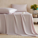 Axyaa Mulberry Silk Flat Bed Sheet – Ultra Soft Luxury Top Sheets Bed Linen
