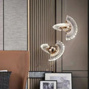 Axyaa Nordic Light Luxury Acrylic LED Chandelier for Home and Events