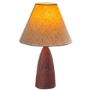 Axyaa Nordic Walnut Floor Lamp LED Table Light for Living Room and Bedroom