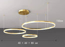 Axyaa LED Ring Pendant Light Chandeliers for Modern Home Decor