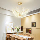 Axyaa LED Butterfly Chandelier: Modern Pendant Light for Living Room & Dining Table