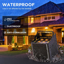 Axyaa Rechargeable Stage Par Light with 6 IN1 RGBWA+UV LEDs - Waterproof for Events