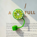 Axyaa Cute Lemon Silicone Straw Toppers for 10mm Straws
