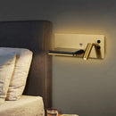 Axyaa LED Reading Wall Lamp with Wireless Charging, Switch, and High Sense Lighting