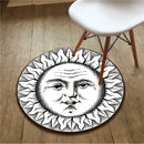 Axyaa Round Carpet Yoga Mat for Home Decor and Relaxation