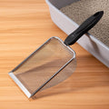 Axyaa Stainless Steel Cat Litter Scoop - Fine Pores, Multipurpose Pet Cleaning Tool