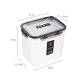 Axyaa Transparent Sealed Food Storage Container Organizer Box Jar