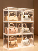 Axyaa Acrylic Handbag Display Cabinet & Organizer for Luxury Bags