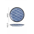 Axyaa Retro Ceramic Steak & Sushi Plate for Molecular Cuisine Tableware