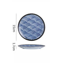 Axyaa Retro Ceramic Steak & Sushi Plate for Molecular Cuisine Tableware