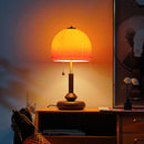 Axyaa Glass Desk Lamp, Retro American Style, Bedroom Headboard Decor, Creative Gift