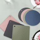 Axyaa Silicone Coasters Set - Heat Resistant & Nonslip Multifunction Kitchen Accessories