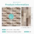 Axyaa Backsplash Tile Sticker Self Adhesive Waterproof Peel and Stick Tile Sticker