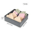 Axyaa Underwear Socks Pants Bra Storage Box Wardrobe Organizer for Home