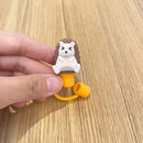 Axyaa Silicone Cartoon Straw Cover Cap, Cute & Heat-resistant Drinking Accessory