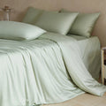 Axyaa Mulberry Silk Bedding Set Duvet Cover Flat Sheet Pillowcase Twin King Queen Size