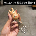 Stainless Steel Axyaa Animal Fruit Fork and Dessert Spoon Set