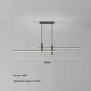 Axyaa LED Strip Pendant Lamp for Kitchen, Dining Room, Bedroom - Home Decor Chandelier