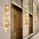 Axyaa Crystal Wall Sconce with E14 Bulb
