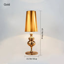 Axyaa Gold Table Lights Modern Bedroom Decor Lamps
