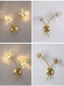 Axyaa LED Flower Wall Lamp for Bedroom Dining Room Living Room Decor
