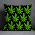 Axyaa Green Leaf Theme Pillowcase - Decorative Polyester Home Decoration 45*45cm
