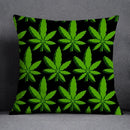 Axyaa Green Leaf Theme Pillowcase - Decorative Polyester Home Decoration 45*45cm