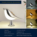 Axyaa Wooden Bird Table Lamp - Dimmable Touch Switch Night Light for Bedroom