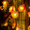 Axyaa Lemon Orange Slice String Lights for Home Party Decor