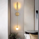 Axyaa Minimalist Wall Lamp for Living Room Bedroom Nordic Hotel Coffee Shop