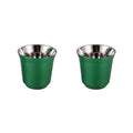 Axyaa Double Wall Espresso Tumbler Glasses Set