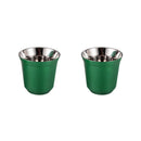Axyaa Double Wall Espresso Tumbler Glasses Set